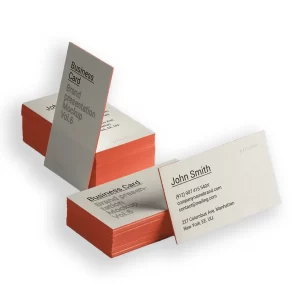 Painted Edge Business Cards